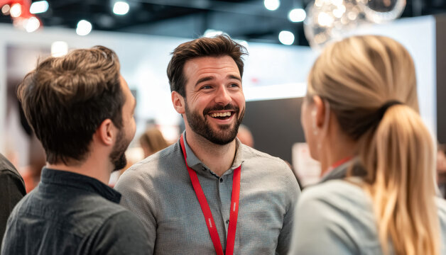 Client Trust Building, A business person builds trust with a partner through honest talk and steady service. The meeting shows care, reliability, and value.