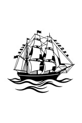 Vintage Sailing Ship © GFX by Tnvr