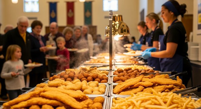 community charity fish fry fundraiser event