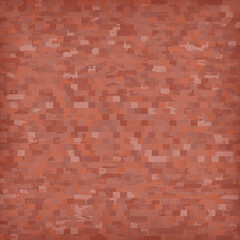 Obraz premium Old Brick Wall Texture Background, Red Brick Blocks Wall, Ancient Bricks Fence