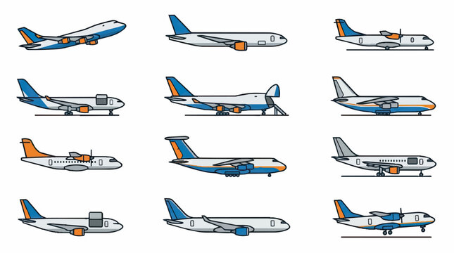Collection of Diverse Aircraft Designs and Models.