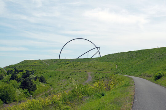 Horizontobservatorium auf Halde Hoheward in Herten, Nordrhein-Westfalen.