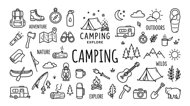 Camping Adventure Outdoors Wilderness Survival.