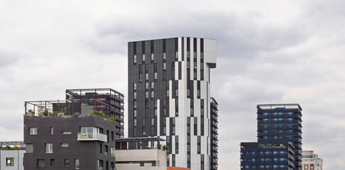 Modern residential towers, in Strasbourg, France © C