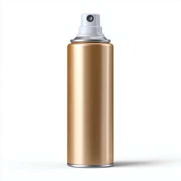 Innovative air freshener spray can mockup metallic finish product photography studio environment modern design concept
