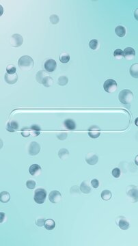 Search Button Text magnifying glass ball Animation HUD lightbulb and magnifying glass icons on a black background, artificial intelligence, machine learning, data search, or technology concept