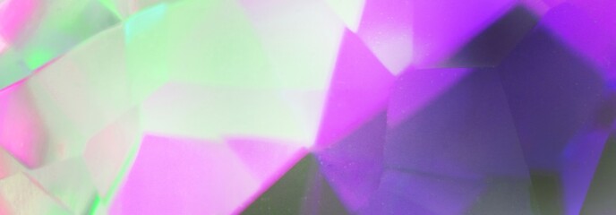 Obraz premium Abstract colorful glass with light refraction and geometric pattern