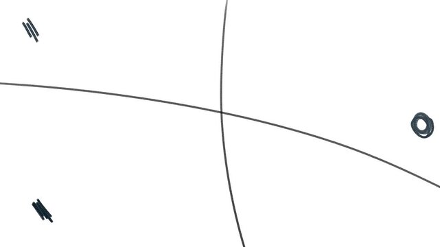 Pieces fly across the screen, touching wires or ropes.