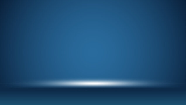Minimalist blue gradient with floor lighting. File eps 10