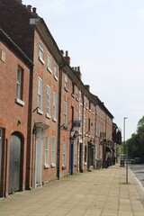 Fototapeta premium South Parade, Bawtry, Yorkshire.