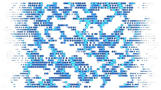 abstract blue dot motion background. dot texture pattern 