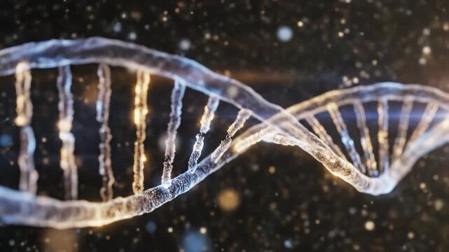 DNA double helix structure symbolizing advanced medical research and clinical care