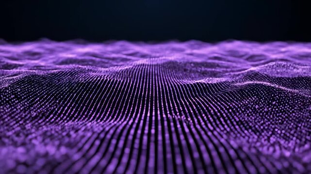 Blue digital wave pattern symbolizing conceptual art and dynamic energy