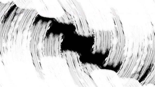 Professional Abstract Brush Wipe Transitions Pack with Black and White Luma Matte IN and OUT Effects