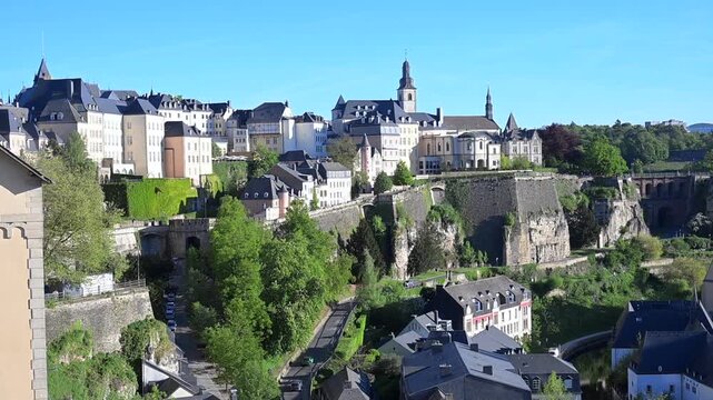 Panorama Vieille ville de Luxembourg