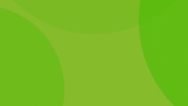 Abstract Green Geometric Circles Background &ndash; Smooth Seamless Loop Animation 60 fps