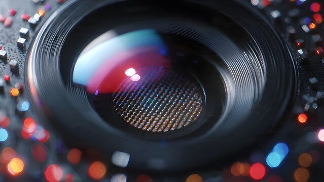 Camera Sensor Macro Detail Imaging Technology Background