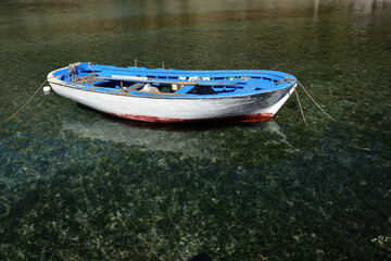 Rowing boat. Serce limani Bay marina, Mugla, Turkey © Oleg Znamenskiy