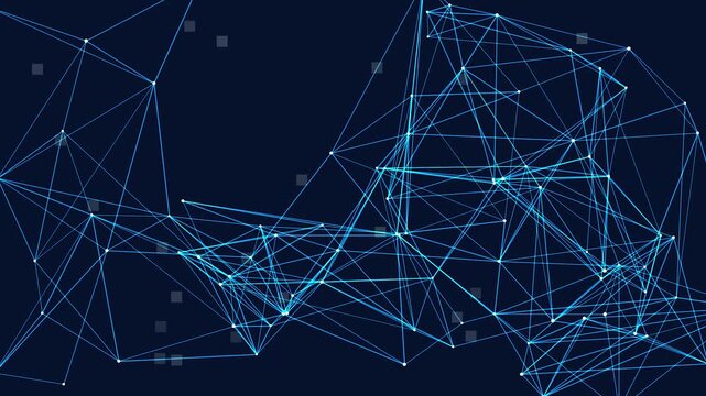 Digital Network: An intricate network of interconnected nodes and lines glows, a visual representation of the interconnected digital world, hinting at data flow and complex systems.