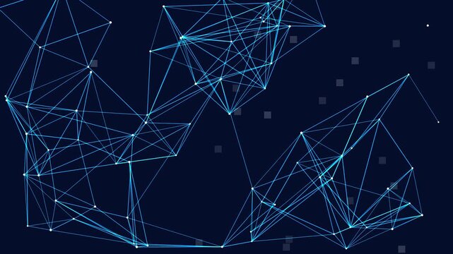 Digital Web of Innovation: An abstract network of interconnected data points, with bright lines and nodes, suggests the intricate web of digital technology and data flow.