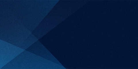Black dark navy blue silver abstract pattern background. Geometric shape. Line triangle angle fold polygon diamond 3D. Color gradient ombre. Rough grain noise. © alfan