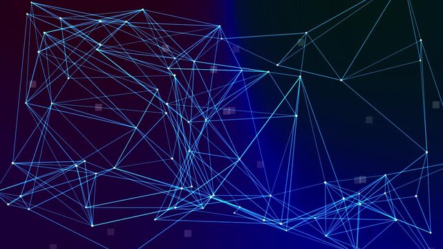 Digital Connectivity in the Modern World: A luminous network of interconnected nodes and lines illustrates the intricate web of digital connections that define our modern world.