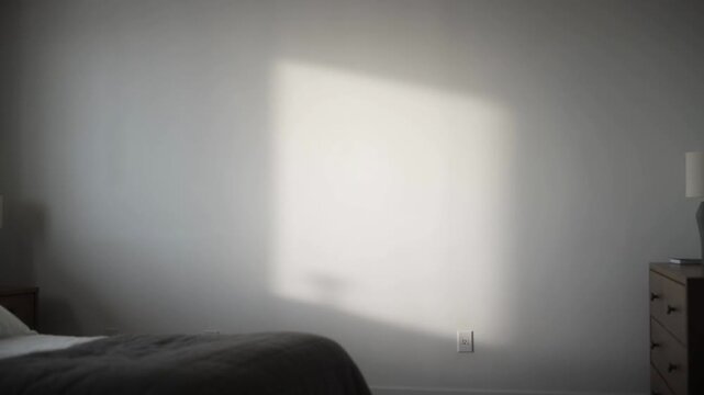 Minimalist Bedroom Interior Design, Natural Light, Modern Home Decor