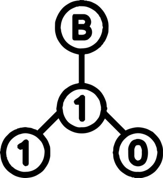 Binary Tree Data Structure Network Diagram