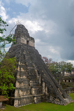 Grand Jaguar Temple of Temple I, Tikal, Guatemala.
