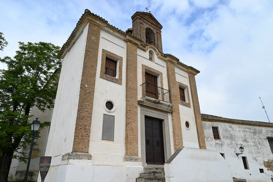 Vue ext&eacute;rieure de l&rsquo;ermitage de San Miguel Alto &agrave; Grenade