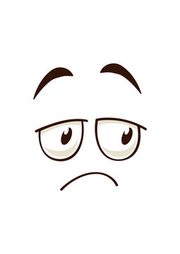 Face of the bad moment 