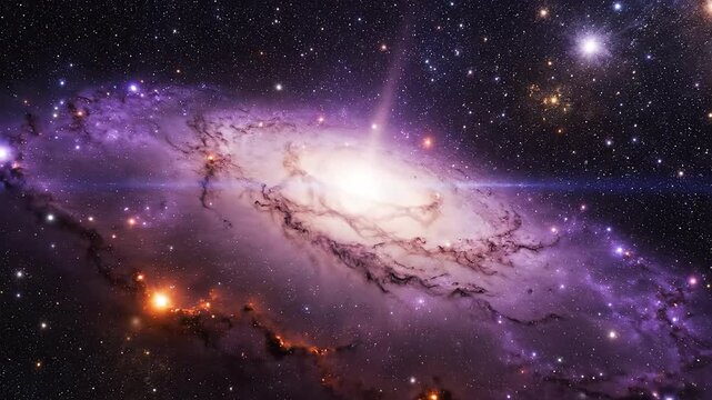 Galaxy in space with stars symbolizing exploration and the great outdoors