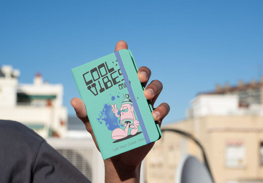 Mockup Template for Front Book Cover Design