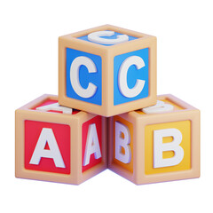 abc blocks with letters © hajar_designn