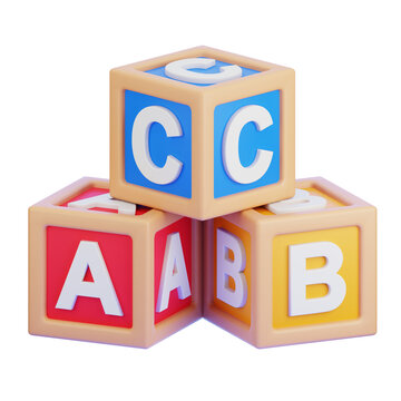 abc blocks with letters