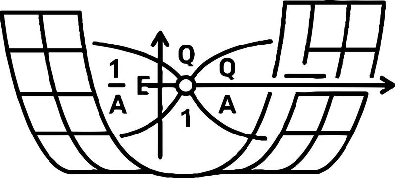 Complex Mathematical Function Graph and Coordinate System Diagram