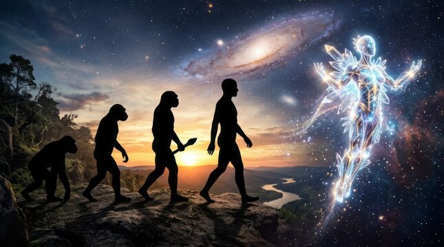 Evolution of Humanity and Cosmic Transformation