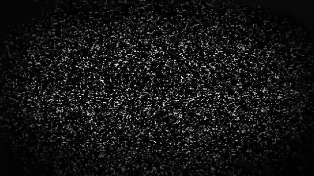 4k Television static texture for glitch interference and screen distortion. Old vhs style noise overlay for retro video effect, Analog tv noise background for signal loss and broadcast error.