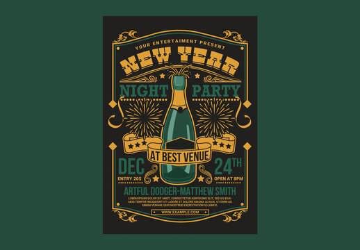 New Year Champagne Party