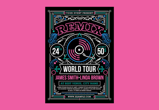 Modern DJ Event Flyer