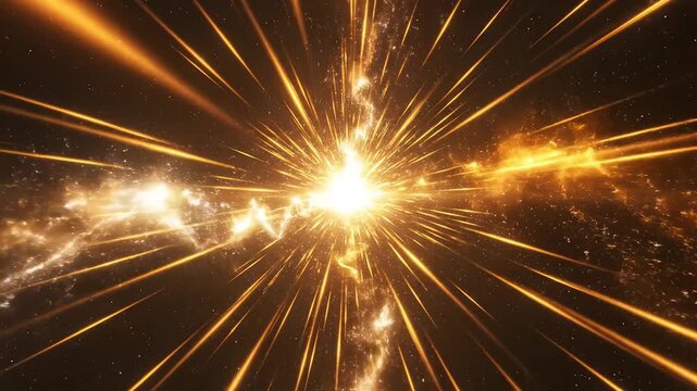 Starry explosion in space emphasizing modern aesthetics and minimalist design