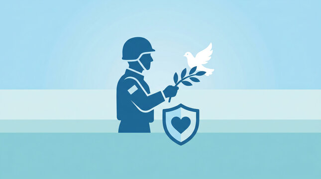 Global Peace and Security Concept Illustration