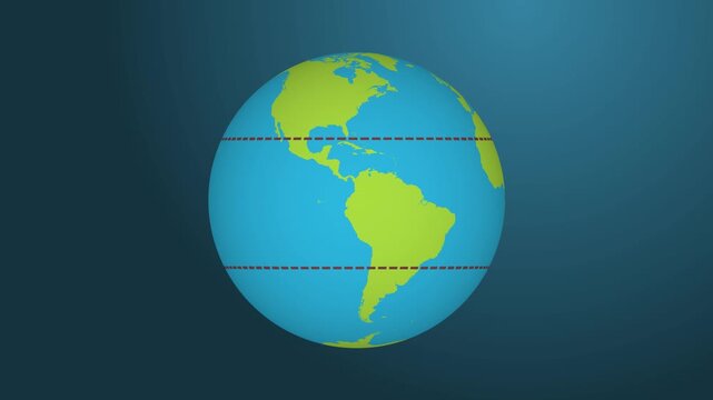 Equatorial belt, globe