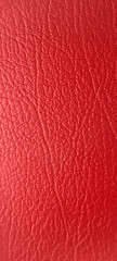 Fototapeta premium Red PU artificial leather surface