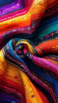 Colorful Textile Texture.