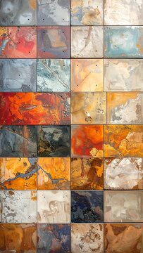 Colorful Tile Texture.