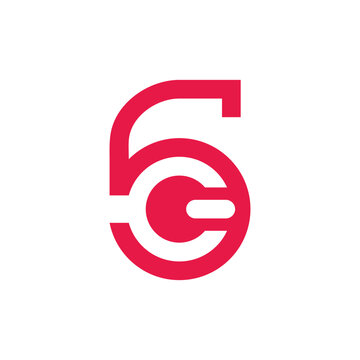 letter s power button cable simple geometric circle logo icon vector