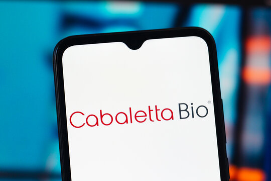 In this photo illustration, the Cabaletta Bio logo is seen displayed on a smartphone screen.