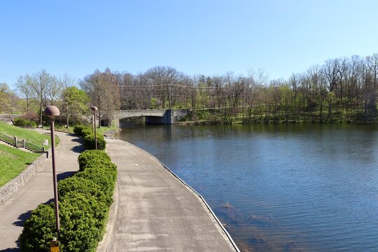 A beautiful day at the park on a sunny day.