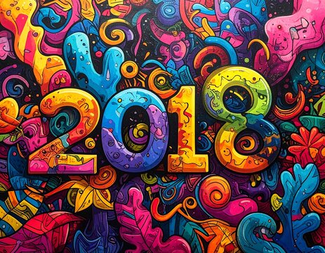 Colorful Year 2018.